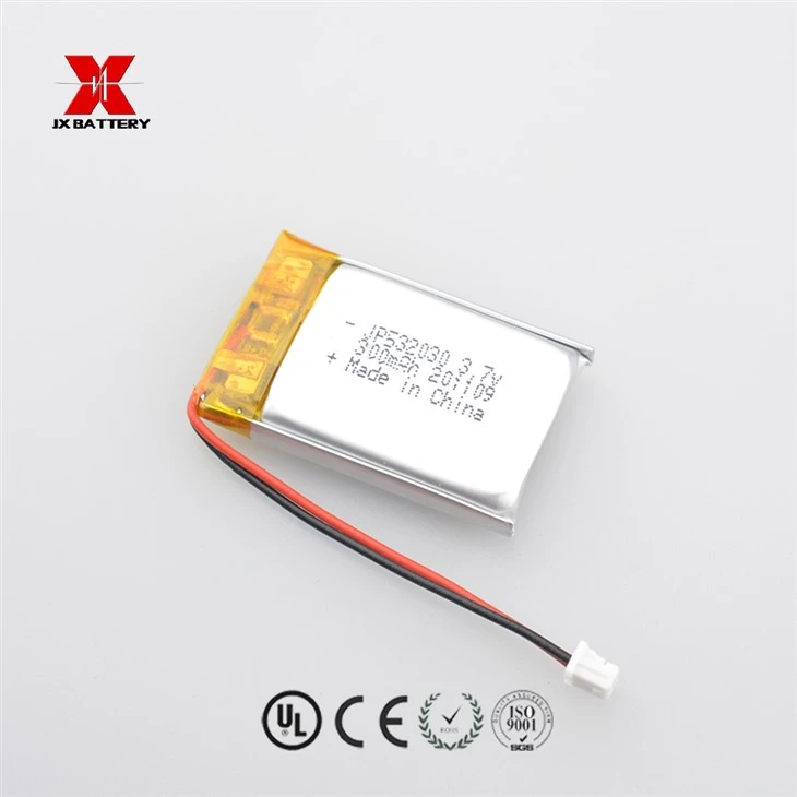 China Factory Li Polymer Battery JP532030 300mah With Pcb For AI Speaker